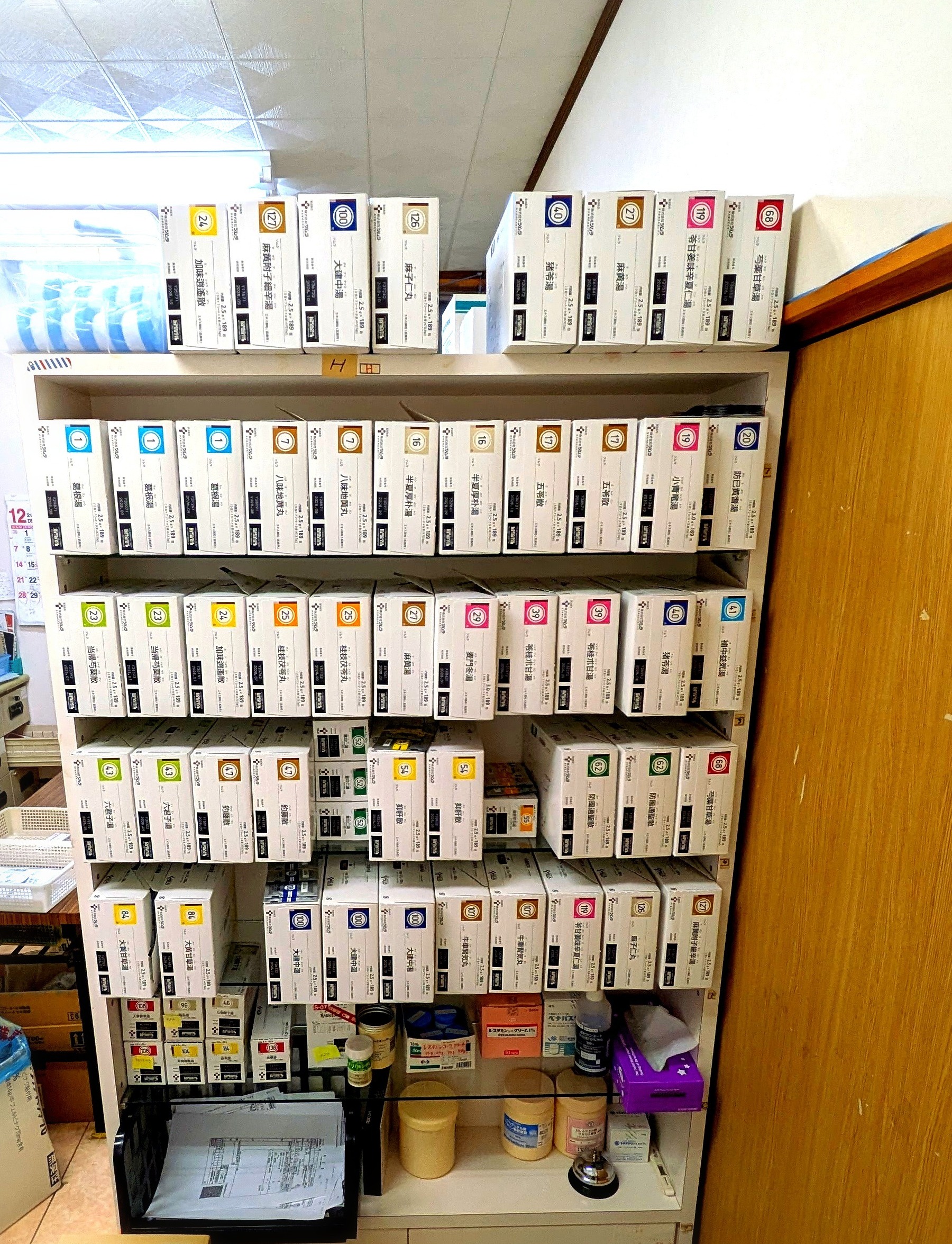 充実した医薬品在庫